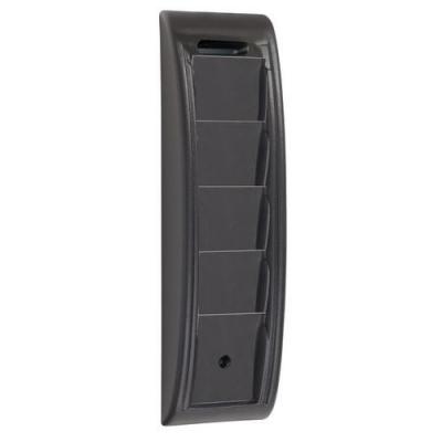 PAPERFLOW   porte-brochures mural quick fit, a5, noir noir