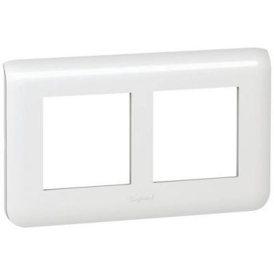 LEGRAND Plaque Mosaic - 2x2 modules - Sp&eacute;cial r&eacute;novation - Horizontal