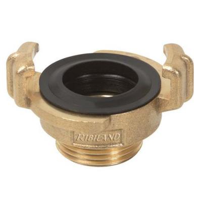RIBILAND Raccord pompier laiton filet&eacute; m&acirc;le 1""1/2