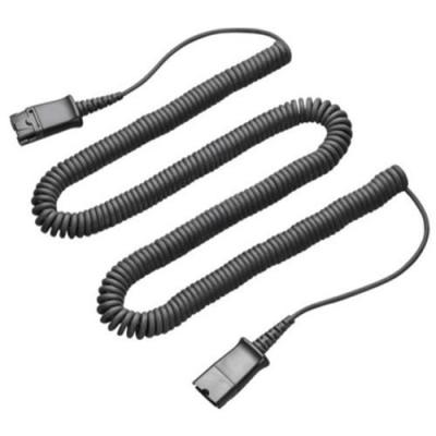 DACOMEX Rallonge 3m pour casque t&eacute;l&eacute;phonique Plantronics prise QD M/F