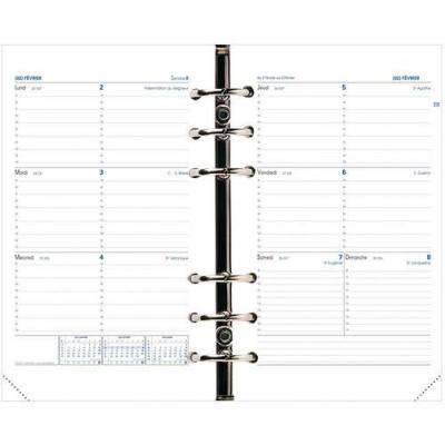 QUO VADIS Recharge organiseur semainier 2023/2024 - Timer 21 - 15 x 21 cm - 