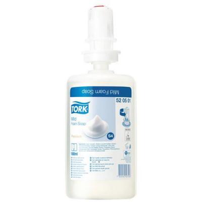 TORK  Savon mousse  S4 Premium doux - Cartouche 1 litre - Lot de 6