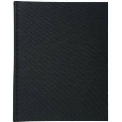 Exacompta 6422E Registre 32x25cm ligne foliot&eacute; 200 pages coloris noir