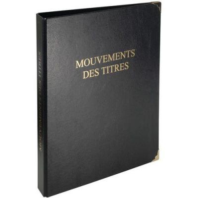 EXACOMPTA Registre des mouvements de titres - 4603E -  - 32 x 26 cm