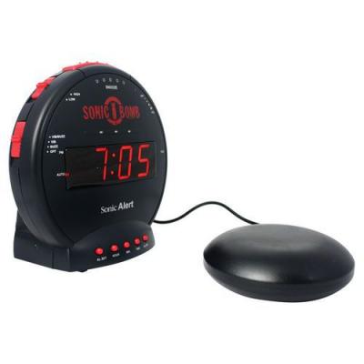 GEEMARC R&eacute;veil &agrave; quartz SBB500SS-IG noir