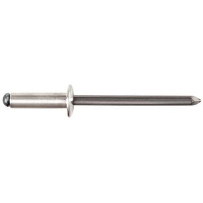 DEGOMETAL  - 100 Rivets Aveugles Standards Alu/Acier T&ecirc;te Ronde Standard 4x10 - 103 140 101