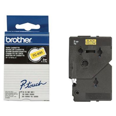 BROTHER  - ruban lamine - 1 cassette(s) - Rouleau (0,9 cm x 8 m)