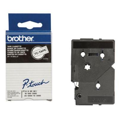 BROTHER Cassette &agrave; ruban  pour &eacute;tiqueteuse 12mm Noir sur Vert