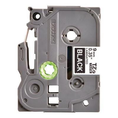 BROTHER  TZ-325 Ruban Blanc sur noir Original TZe-325