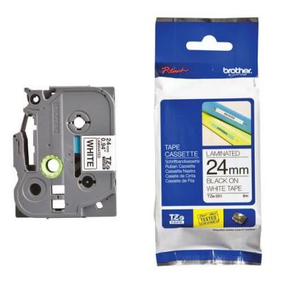 BROTHER  TZ-FX221 Ruban Noir sur blanc Original TZe-FX221