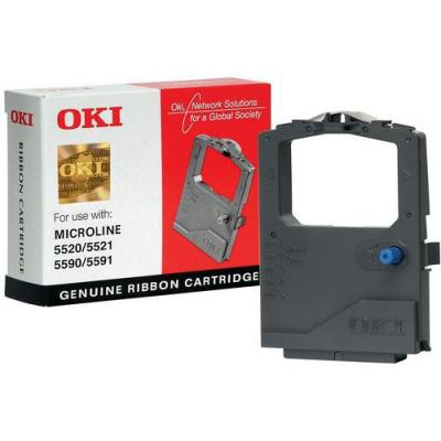 OKI  - 1 - noir - ruban d'impression