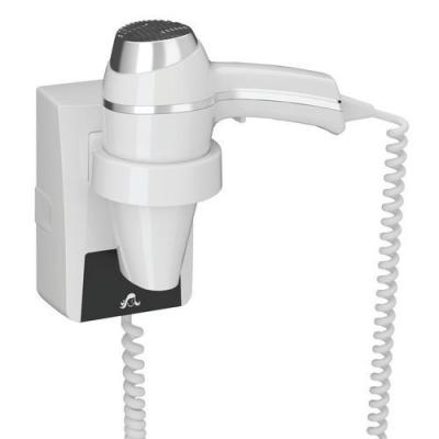 JVD S&egrave;che cheveux mural Clipper II - Blanc - 