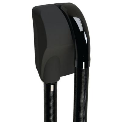 JVD S&egrave;che-cheveux Mural De Base Cara&iuml;be Noir Mat