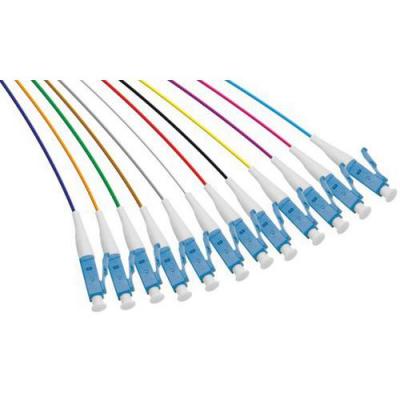 MCAD Set De 12 Connecteurs Panach&eacute;s Pigtail Om3 Lc/upc Lsoh - 2m