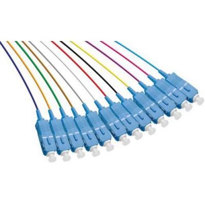 Set De 12 Connecteurs Panach&eacute;s Pigtail Om3 Sc/upc Lsoh - 2m