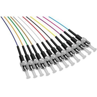 MCAD Set De 12 Connecteurs Panach&eacute;s Pigtail Om3 St/upc Lsoh - 2m