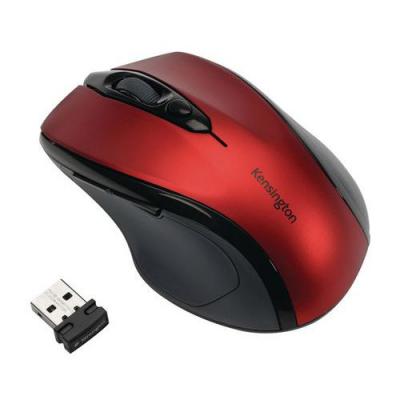 KENSINGTON  Pro Fit Mid-Size - souris - 2.4 GHz - Rouge rubis 