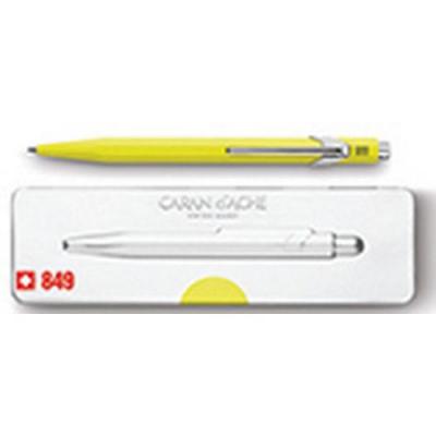CARAN D ACHE Caran d'ache caran d'ache stylo &agrave; bille 849 popline fluo, jaune noir