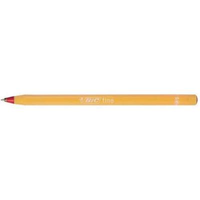 BIC  - 1 Stylo &Agrave; Bille Rouge, Corps Orange, Pointe Fine : 0.7mm