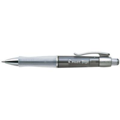 PILOT  Stylo &agrave; bille r&eacute;tractable V&eacute;ga, M, noir - Lot de 3