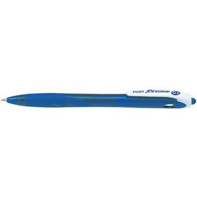 PILOT  Lot de 3 Stylos &agrave; bille REXGRIP BEGREEN Pointe Moyenne 1.0 Bleu
