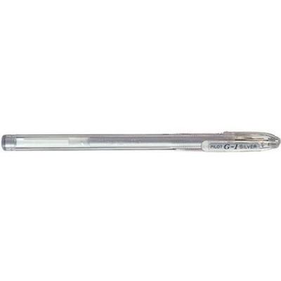 PILOT  Stylo &agrave; encre gel G1 M&eacute;tal, argent - Lot de 11