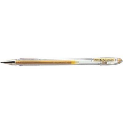 PILOT  Lot de 3 Stylos &agrave; bille G1-07 pointe moyenne encre gel Or