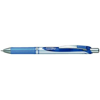 PENTEL Stylo gel  Energel XM Klick 0.7 Bleu 12 Pi&egrave;ces