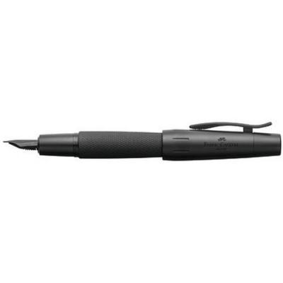 FABER CASTELL Stylo Plume - E-motion Pure Black - Plume Moyenne - 