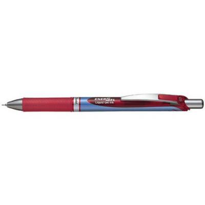 PENTEL  - stylo roller &agrave; encre gel liquide EnerGel BLN75, rouge