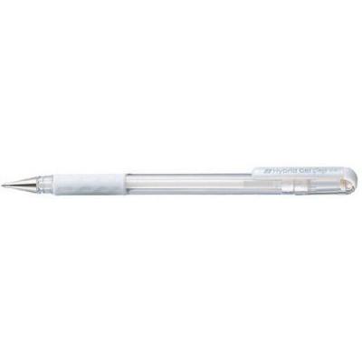 PENTEL  Stylo Roller &Agrave; Encre Gel Hybrid Gel Grip K118l, Blanc