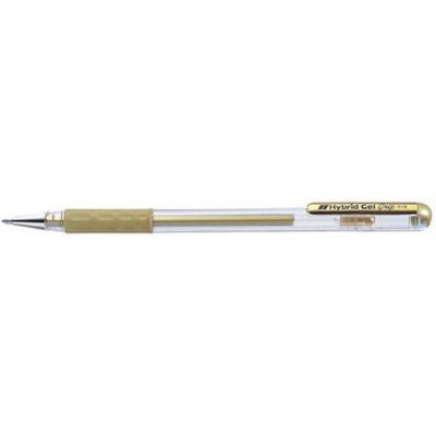 PENTEL Stylo Roller Gel Hybrid Gel Grip Metallic K118 Or