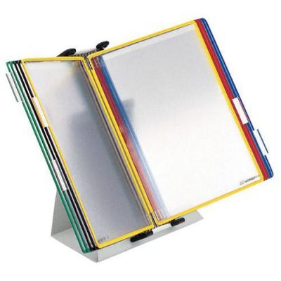 TARIFOLD Pupitre de table en m&eacute;tal  Technic - 10 poches pour format A4