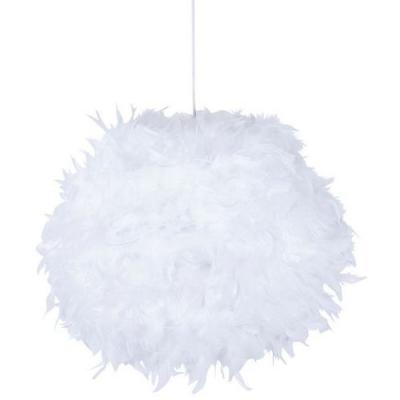 COREP Suspension  Kokot En Plumes V&eacute;ritables Blanc E27 - blanc