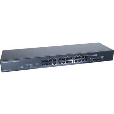 DEXLAN  switch 24 ports Gigabit + 2 SFP fibre optique