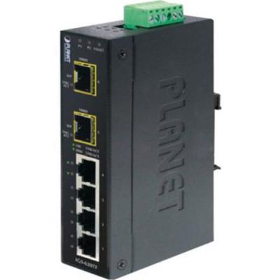 PLANET  IGS-620TF sw.indust 4 Gigabit + 2 sfp 100FX/1G