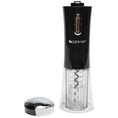 LUDI VIN LUDI-VIN Tire-Bouchon Electrique Noir 7 x 7 x 21,8 cm 5060388471583
