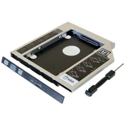 DEXLAN Tiroir lecteur CD ordinateur portable pour disque HDD/SSD 2.5 9,5mm