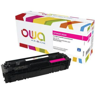 ARMOR Owa Toner remanufactur&eacute; OWA - haute capacit&eacute; - Magenta - pour HP CF543X