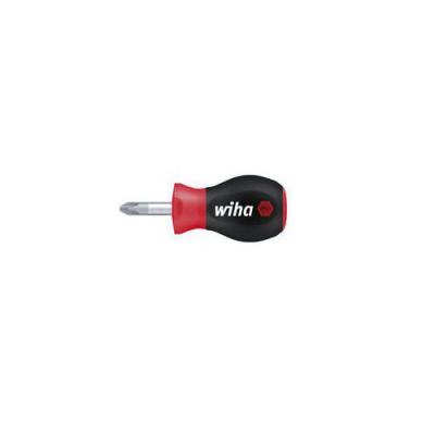 WIHA Petit tournevis cruciforme Stubby, manche bi-mati&egrave;re - 4,5x25 