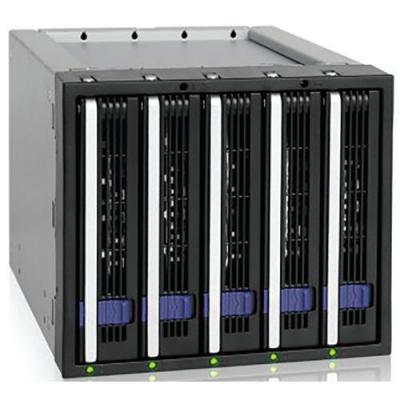 ICY DOCK  MB155SP-B Obturateur de baie de lecteur Noir, Cadrage