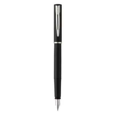 Stylo plume Allure Waterman - pointe moyenne - noir - encre bleue