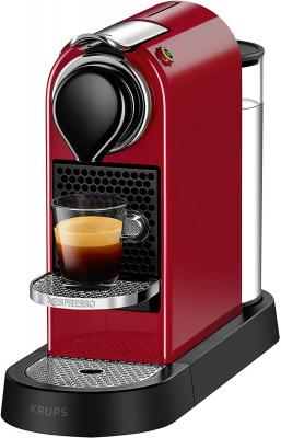 KRUPS  XN7415 Espresso Machine, 1260 W, 1 Liter, Rouge