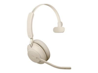 JABRA Casque  Evolve2 65 - USB-C MS Teams Mono Beige
