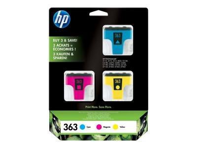 HP  363 Pack 3 couleurs